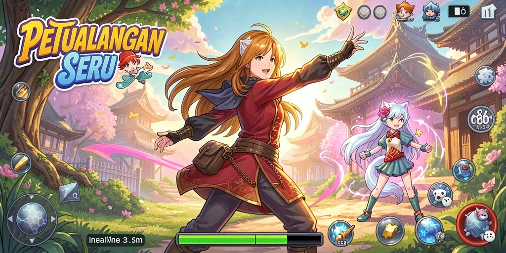 Tampilan gameplay 8180 yang seru dan penuh warna.