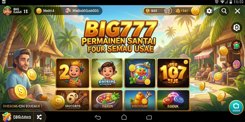 Tampilan gameplay <strong>BIG777</strong> yang mengasyikkan dan penuh warna.