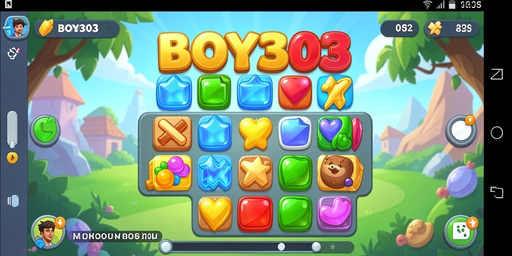 Tampilan gameplay <strong>BOY303</strong> dengan kombinasi warna yang menawan.