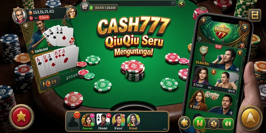 Screenshot gameplay QiuQiu di CASH777 yang seru dan menyenangkan.