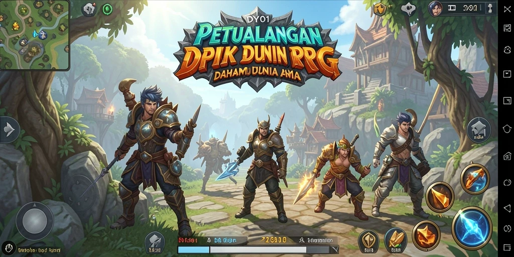 Tampilan gameplay DY01 yang menarik dan penuh aksi RPG.