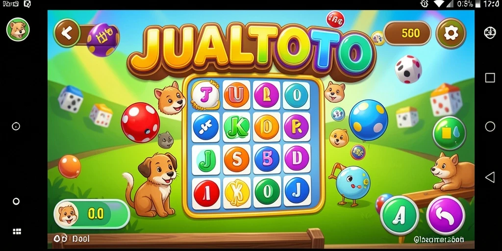 Screenshot gameplay JUALTOTO yang menunjukkan keseruan permainan Bingo.